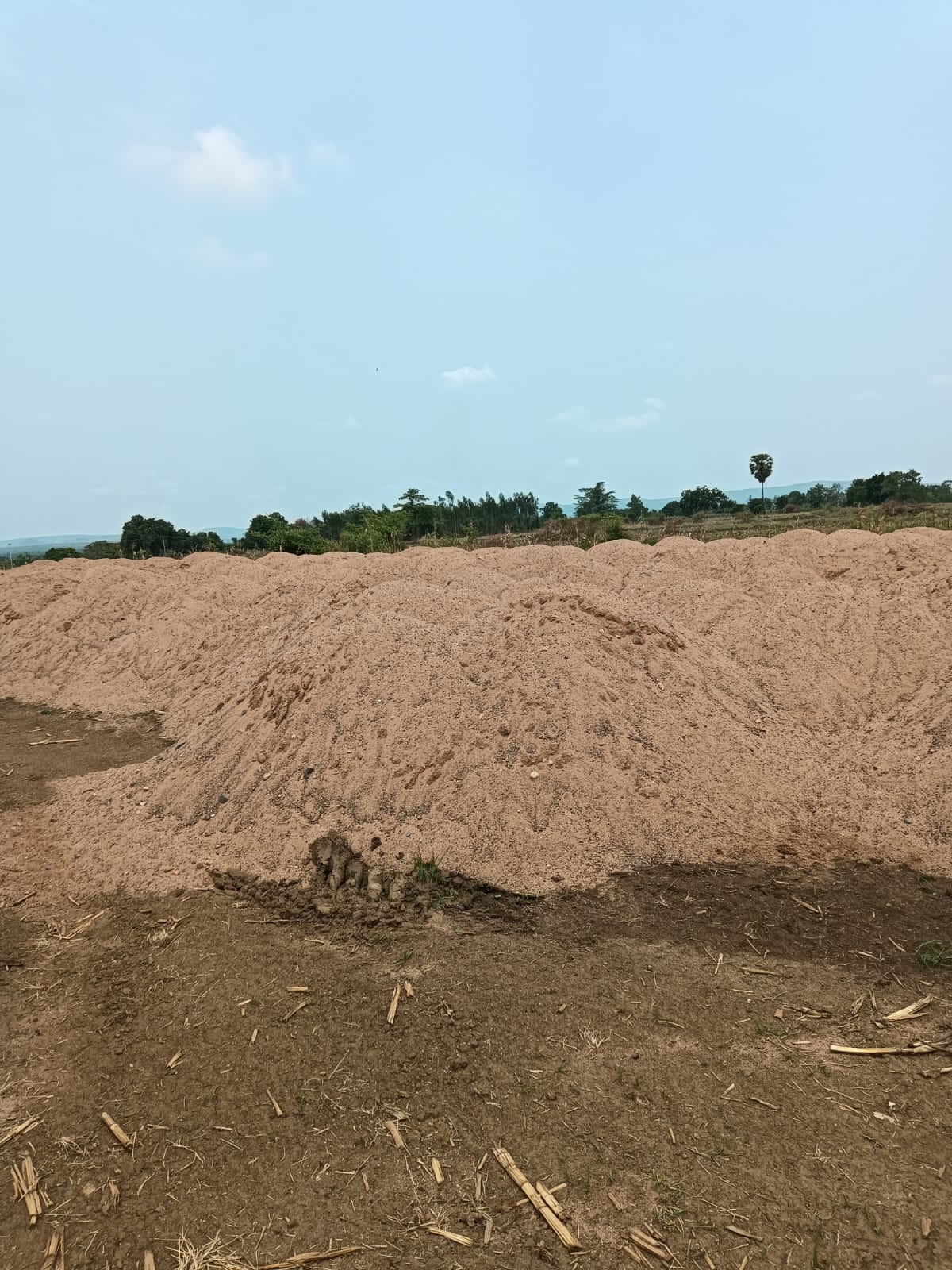 అక్రమంగా నిల్వ ఉంచిన 900 క్యూబిక్ మీటర్ల ఇసుక స్వాధీనం
