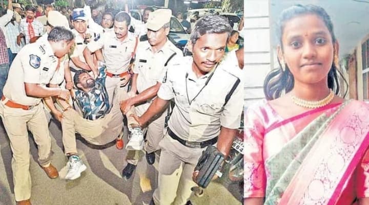 పాఠశాలలో పరీక్ష రాస్తూ విద్యార్థిని మృతి